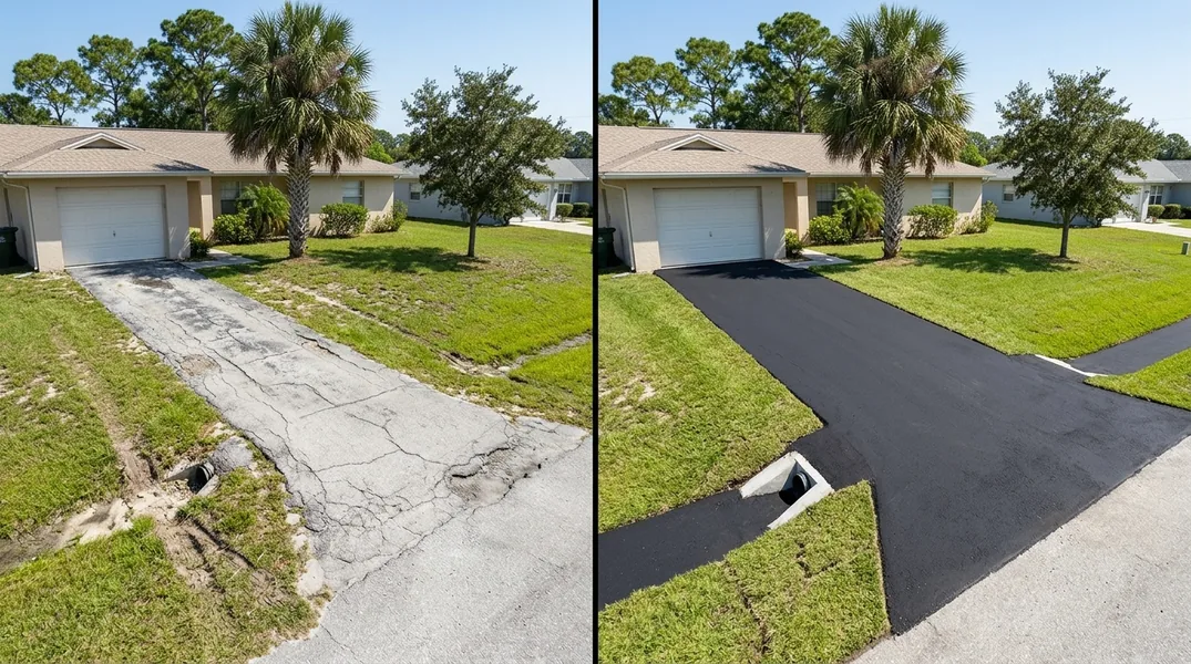 Result asphalt paving in Palm Bay - Palm Bay Asphalt Paving