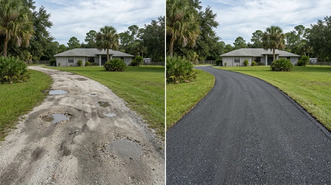 Result asphalt paving in Palm Bay - Palm Bay Asphalt Paving