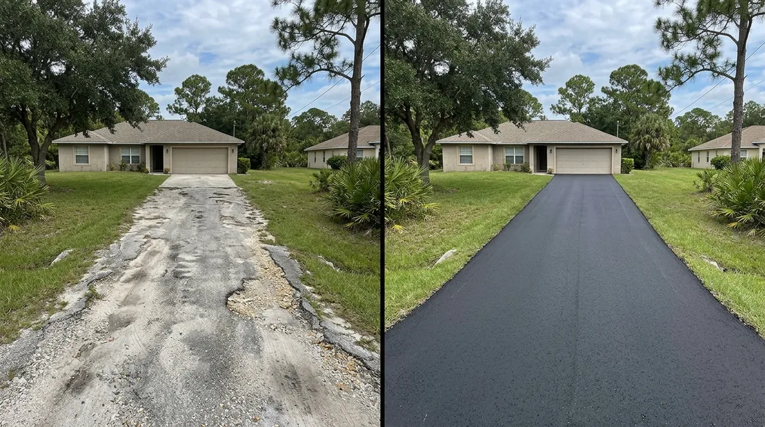Result asphalt paving in Palm Bay - Palm Bay Asphalt Paving