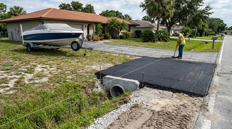 Driveway Extensions, Widening & Aprons Palm Bay